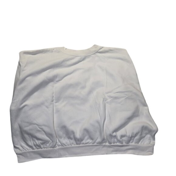 NWT All in Motion Women's plus Ivory Core Fleece Crew Cropped Sweatshirt Size 4x - Picture 6 of 11